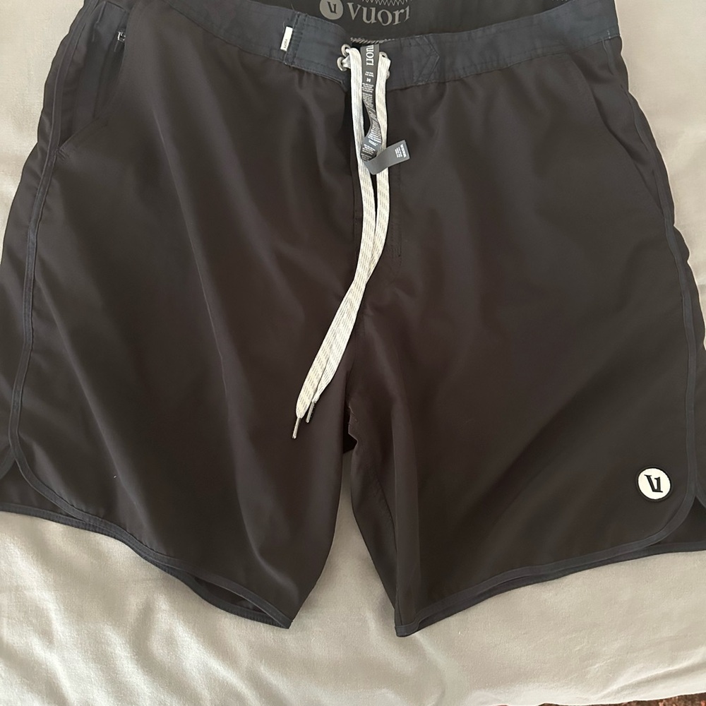 Vuori Black Athletic Shorts